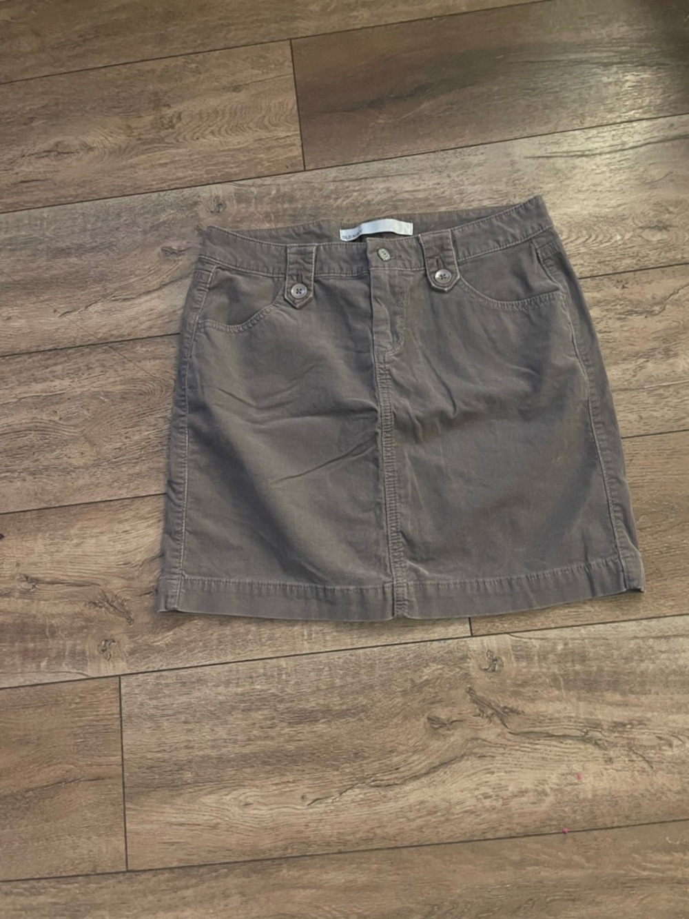 Old Navy Mini Skirt in Charcoal Gray